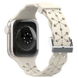 Bracelet en silicone de 45 mm pour Apple Watch Series 7 incroyablement résistant.