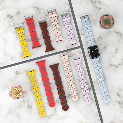 Vildt fed Apple Watch Series 7 45mm Silikone Urrem - Blå#serie_11