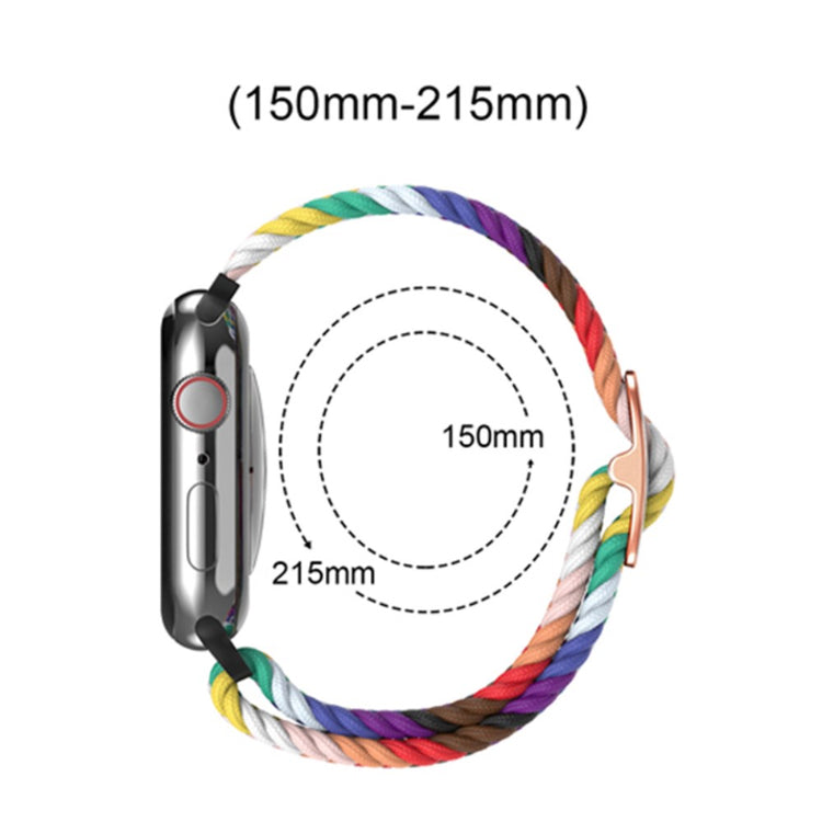 Mega godt Apple Watch Series 7 45mm Stof Urrem - Flerfarvet#serie_23