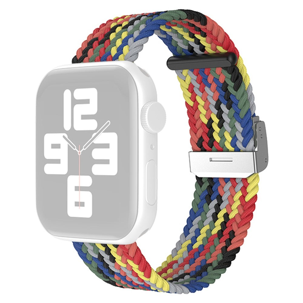 Rigtigt slidstærk Apple Watch Series 7 45mm Nylon Rem - Flerfarvet#serie_15