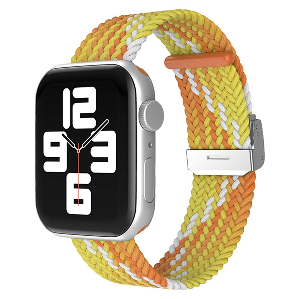 Holdbart Apple Watch Series 7 45mm Stof Urrem - Gul#serie_23