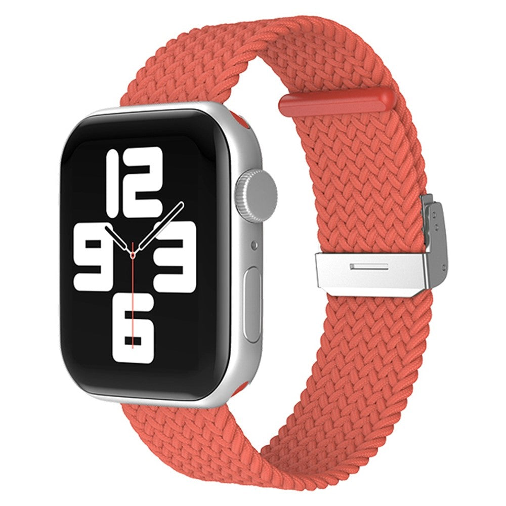 Holdbart Apple Watch Series 7 45mm Stof Urrem - Orange#serie_7