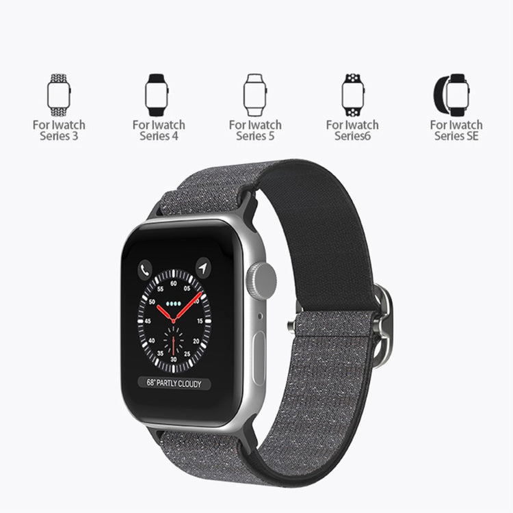 Mega fint Apple Watch Series 7 45mm Stof Urrem - Lilla#serie_1