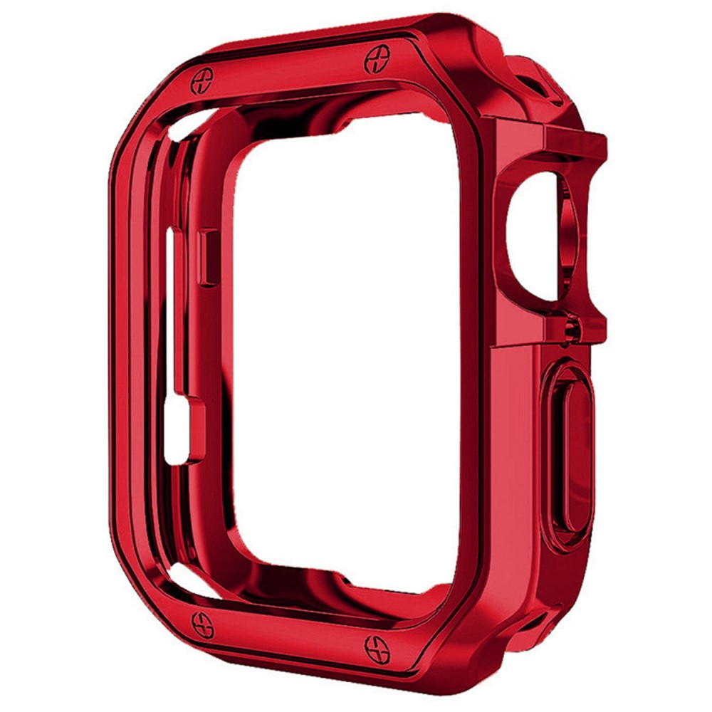 Apple Watch Series 7 45mm  Silikone Bumper  - Rød#serie_2