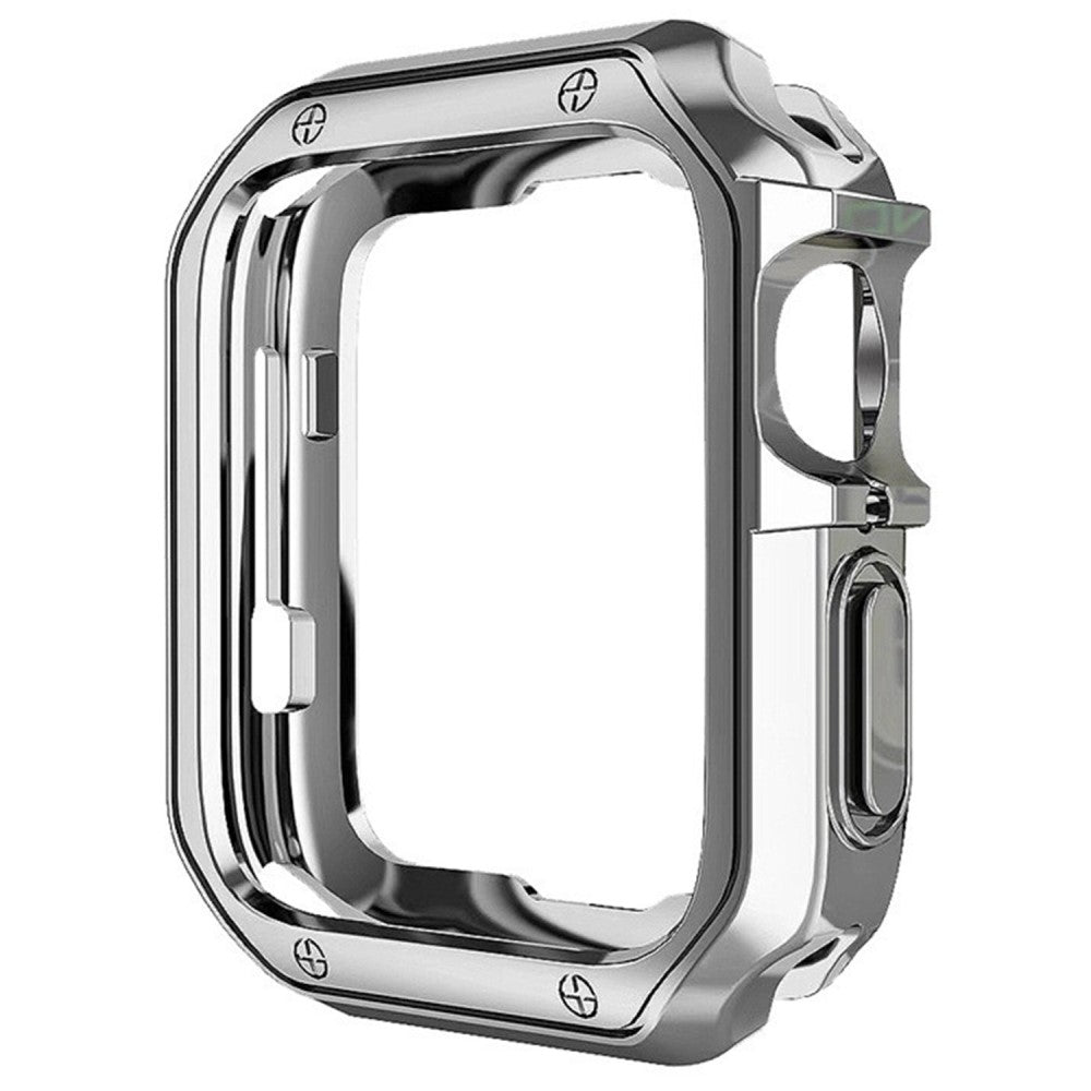 Apple Watch Series 7 45mm  Silikone Bumper  - Sølv#serie_6