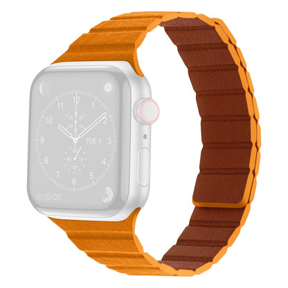 Meget godt Universal Apple Ægte læder Rem - Orange#serie_7