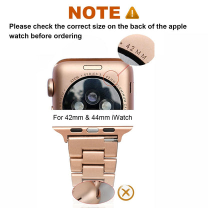 Rigtigt kønt Universal Apple Metal og Rhinsten Rem - Sort#serie_3