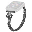 Merveilleux Universel Apple Bracelet en métal et strass