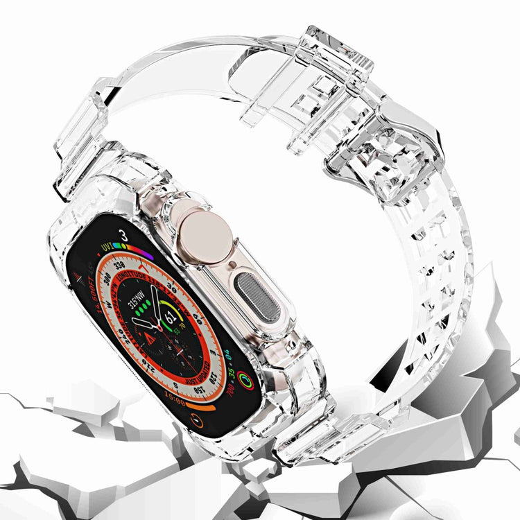 Helt vildt elegant Apple Watch Ultra Silikone Rem - Lilla#serie_7