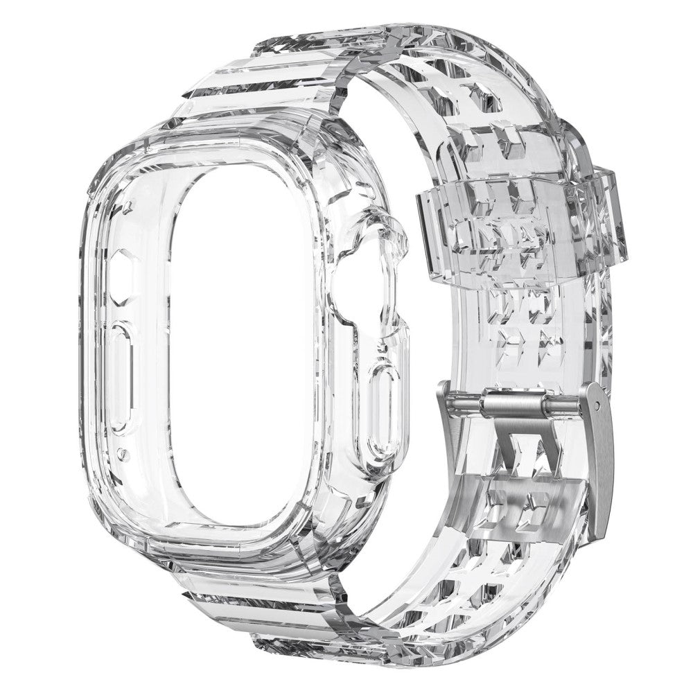 Meget fed Apple Watch Ultra Silikone Rem - Gennemsigtig#serie_3