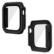 Méga stylé Apple Watch Series 8 (41mm) / Apple Watch Series 7 41mm Universel Cover avec protection d'écran en plastique et verre trempé.