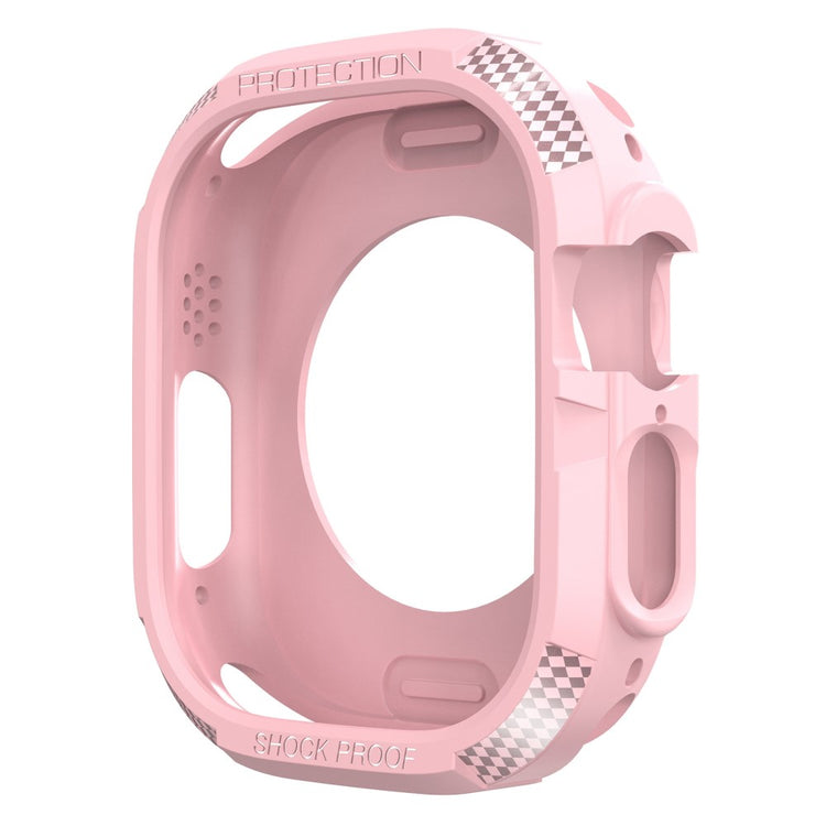 Apple Watch Series 8 (41mm) Beskyttende Silikone Bumper  - Pink#serie_5