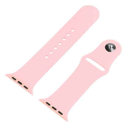 Apple Watch Series 8 (41mm) / Apple Watch Series 7 41mm Plastik Rem med Cover og Hærdet Glas - Pink#serie_11