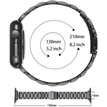 Klassisk Universal Apple Metal Rem - Sort#serie_1