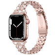 Excellent Universel Apple Sangle en métal et strass