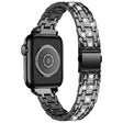Très bon Universel Apple Sangle en métal et strass