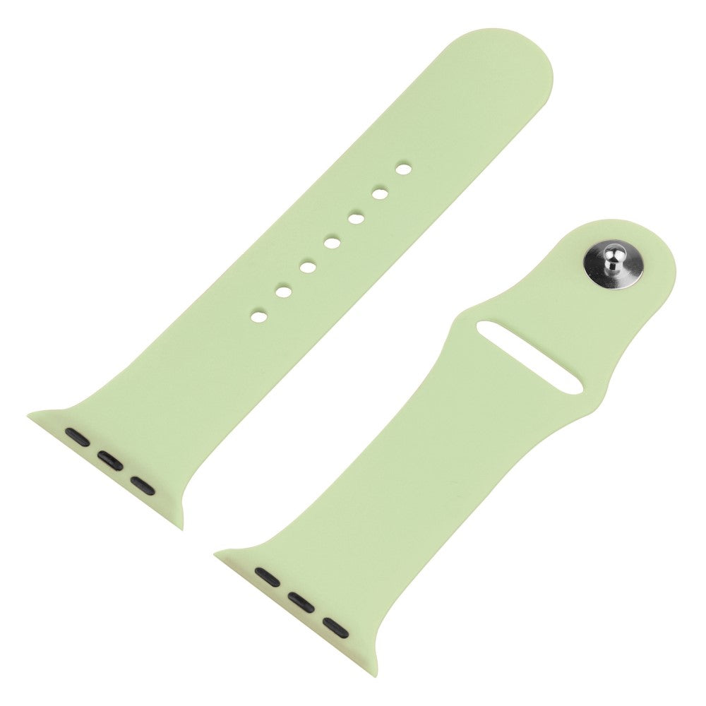 Apple Watch Series 8 (45mm) / Apple Watch Series 7 45mm Plastik Rem med Cover og Hærdet Glas - Grøn#serie_5
