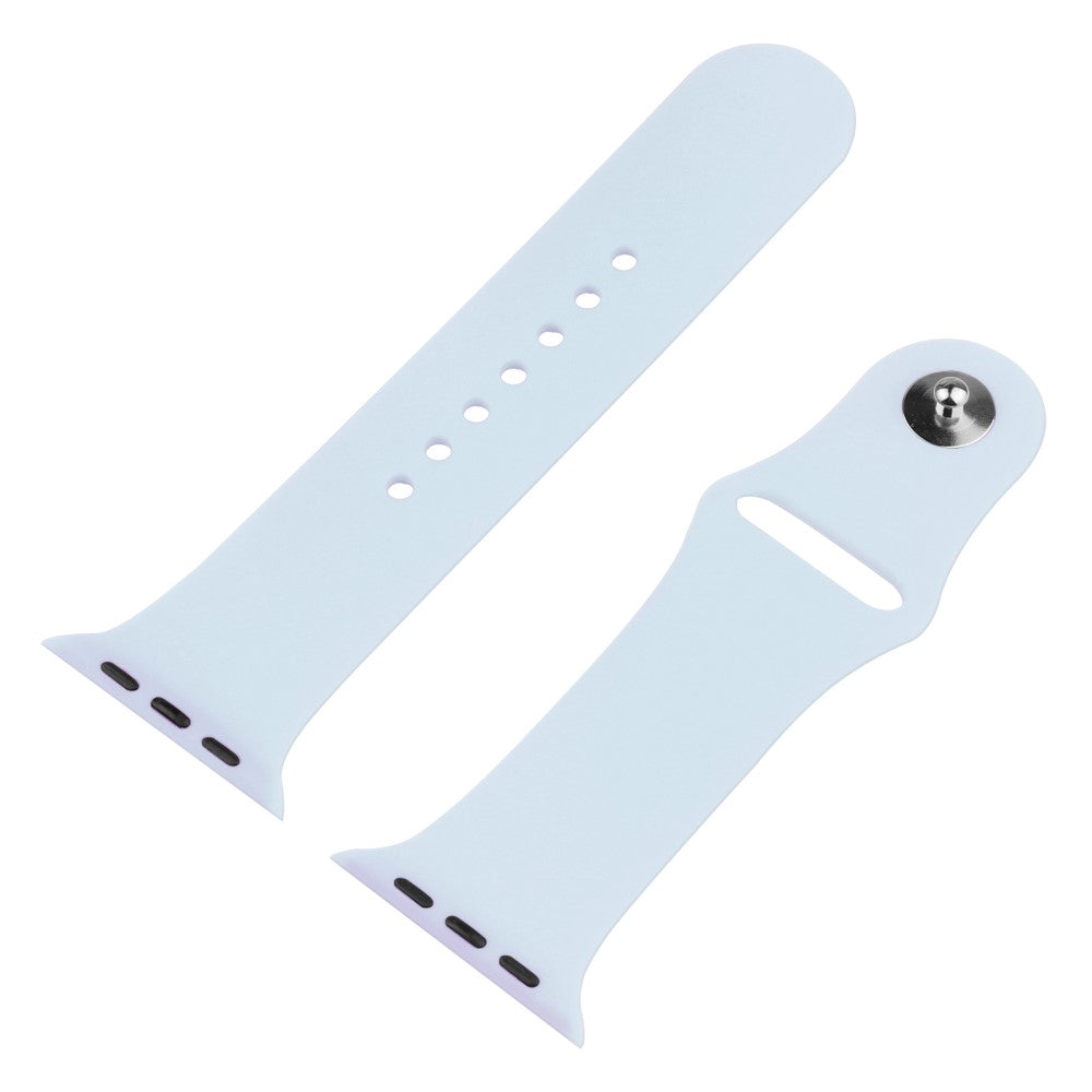 Apple Watch Series 8 (45mm) / Apple Watch Series 7 45mm Plastik Rem med Cover og Hærdet Glas - Blå#serie_6