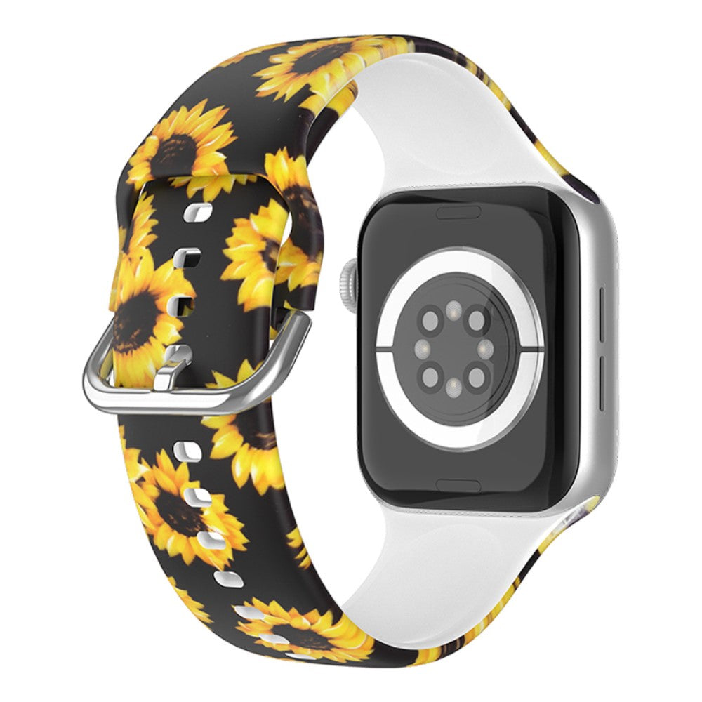 Mega skøn Universal Apple Silikone Rem - Gul#serie_2