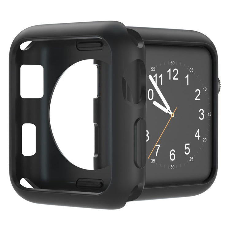 Vildt Fed Apple Watch Series 1-3 42mm Silikone Cover - Sort#serie_1