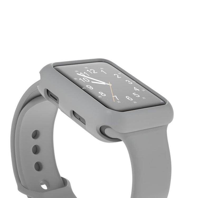 Vildt Fed Apple Watch Series 1-3 42mm Silikone Cover - Sølv#serie_4