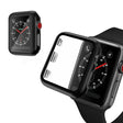 Super bonne coque pour Apple Watch Series 1-3 42mm avec protection d'écran en verre trempé.