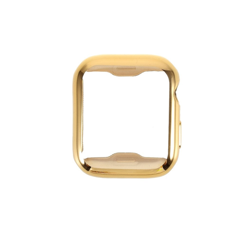 Apple Watch Series 1-3 42mm  Silikone og Glas Bumper  - Guld#serie_3