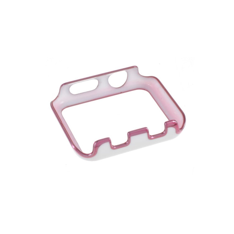 Apple Watch Series 1-3 42mm Stilfuld Plastik Bumper  - Pink#serie_7