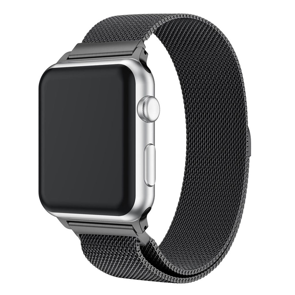 Komfortabel Apple Watch Series 1-3 38mm Metal Rem - Sort#serie_1