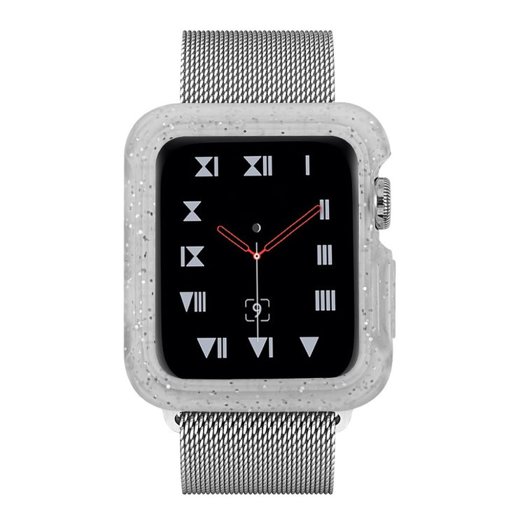 Mega Fed Apple Watch Series 1-3 38mm Silikone Cover - Hvid#serie_1