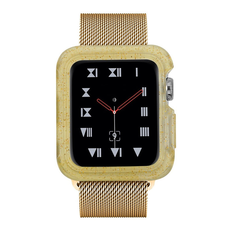 Mega Fed Apple Watch Series 1-3 38mm Silikone Cover - Gul#serie_3