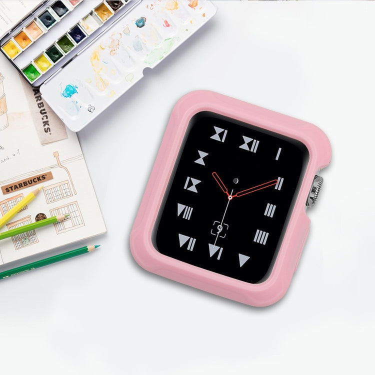 Mega Fed Apple Watch Series 1-3 38mm Silikone Cover - Pink#serie_5