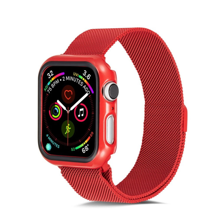 Apple Watch Series 1-3 38mm Holdbar Plastik Bumper  - Rød#serie_3