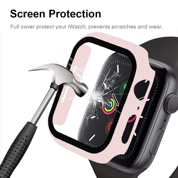 Apple Watch Series 1-3 38mm Holdbar Plastik Bumper  - Pink#serie_10