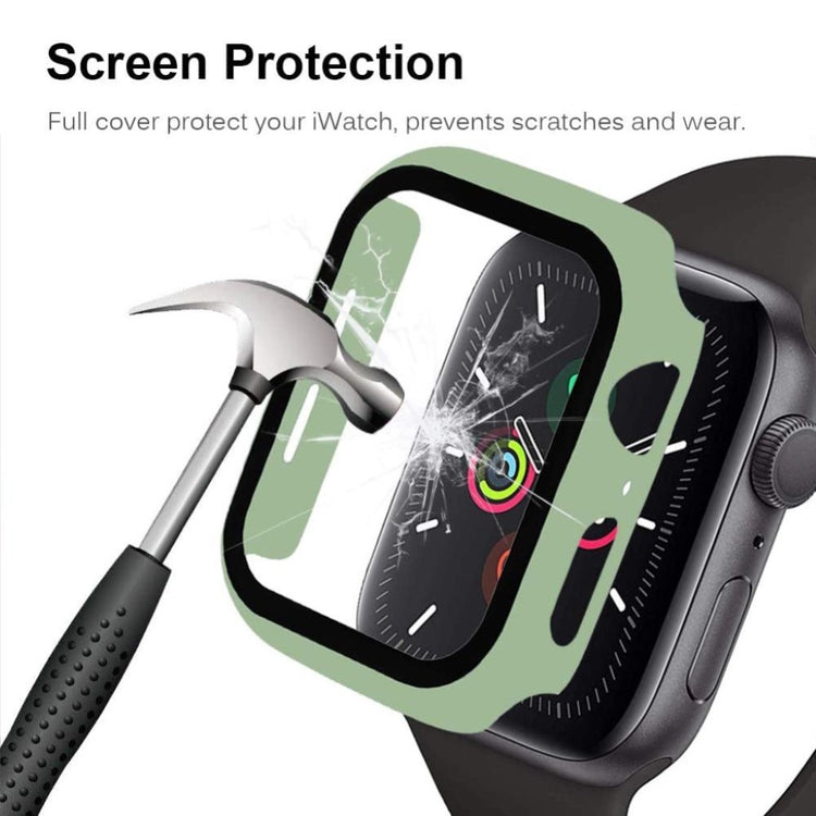 Apple Watch Series 1-3 38mm Holdbar Plastik Bumper  - Grøn#serie_8