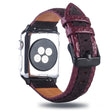 Très cool Apple Watch Series 4 40mm bracelet en cuir véritable.