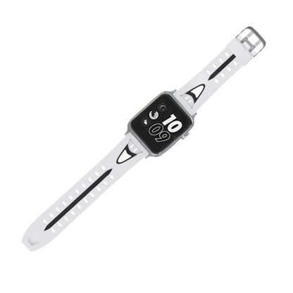 Meget kønt Apple Watch Series 4 40mm Silikone Rem - Hvid#serie_3