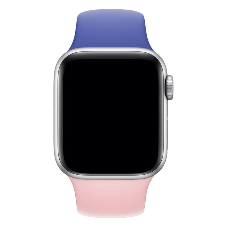 Super elegant Apple Watch Series 4 40mm Silikone Rem - Blå#serie_8