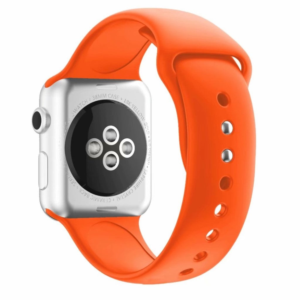 Meget fantastisk Apple Watch Series 4 40mm Silikone Rem - Orange#serie_8