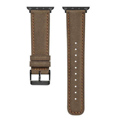 Meget fantastisk Apple Watch Series 4 40mm Ægte læder Rem - Brun#serie_3