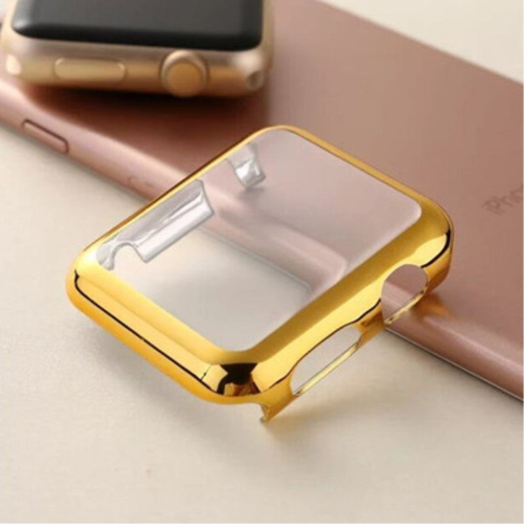 Super Flot Apple Watch Series 4 44mm Silikone Cover - Guld#serie_4