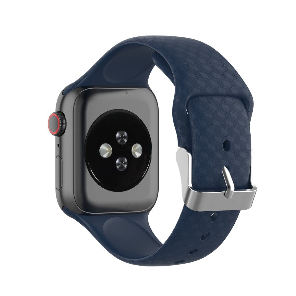 Holdbart Apple Watch Series 5 40mm Silikone Rem - Blå#serie_8
