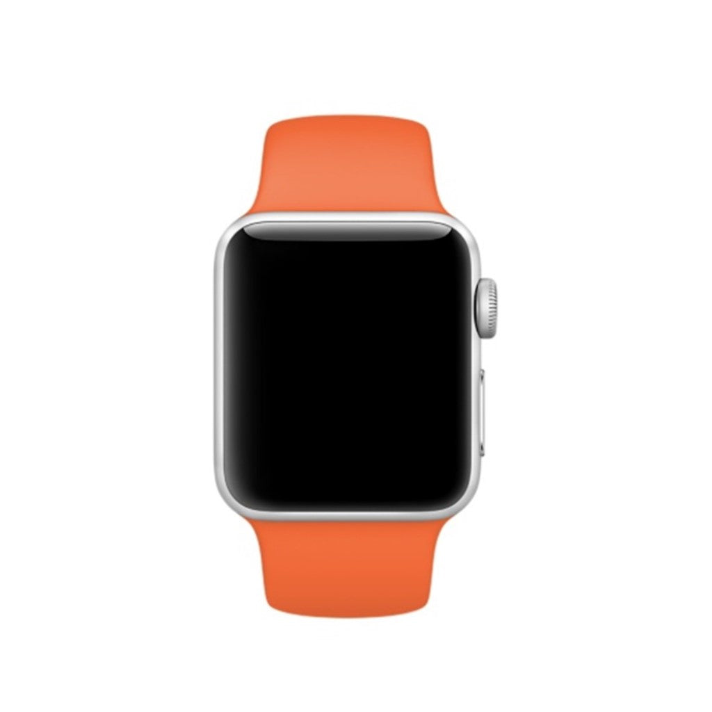  Apple Watch Series 5 44mm / Apple Watch 40mm Silikone Rem - Orange#serie_11