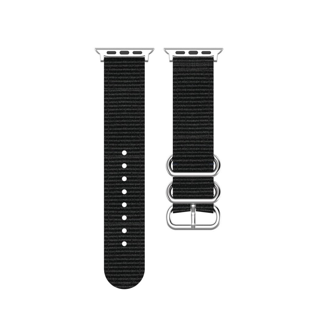 Vildt elegant Apple Watch Series 5 40mm Nylon Rem - Sort#serie_5