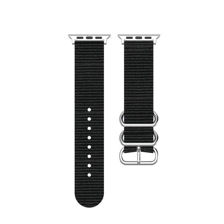 Vildt elegant Apple Watch Series 5 40mm Nylon Rem - Sort#serie_5