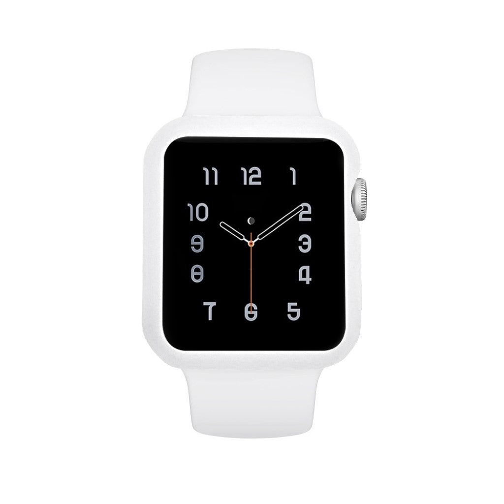 Apple Watch Series 5 40mm / Apple Watch 40mm Holdbar Silikone Bumper  - Hvid#serie_2
