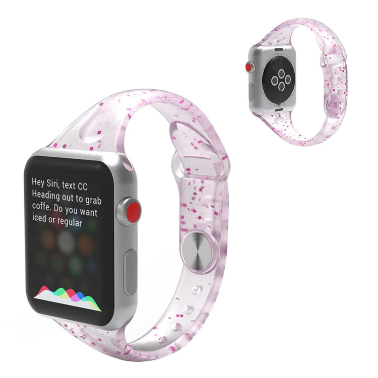 Rigtigt fint Universal Apple Silikone Rem - Pink#serie_1