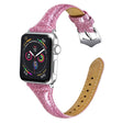 Très bon Apple Watch Series 5 44mm Bracelet en cuir véritable