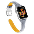 Bracelet confortable en cuir véritable pour Apple Watch Series 5 44 mm