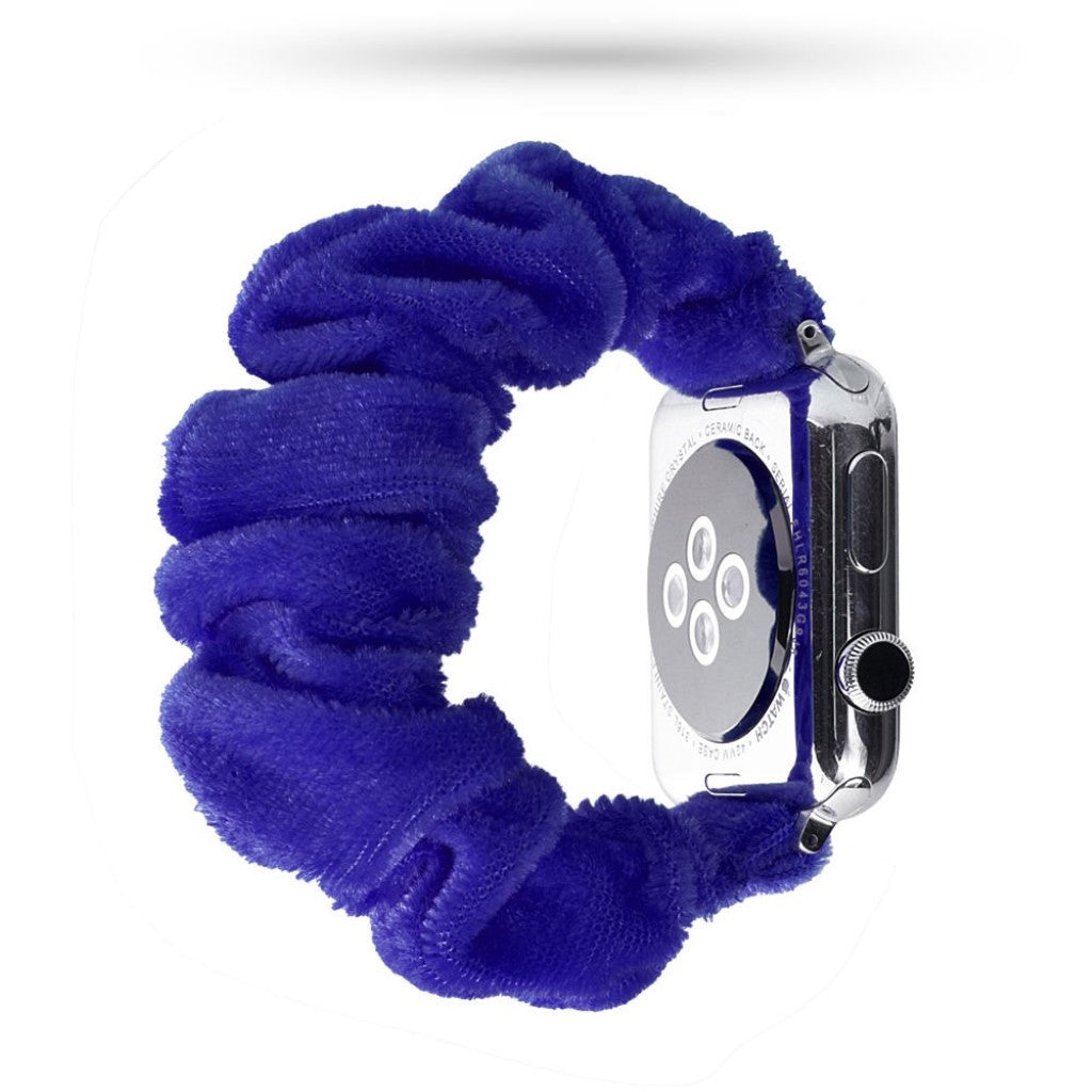 Glimrende Apple Watch Series 5 44mm Nylon Rem - Blå#serie_10